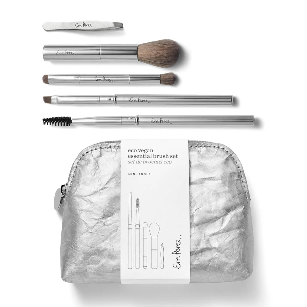 Eco Vegan Essential Brush Set - Mini Tools 1 Eco Vegan Essential Brush Set - Mini Tools