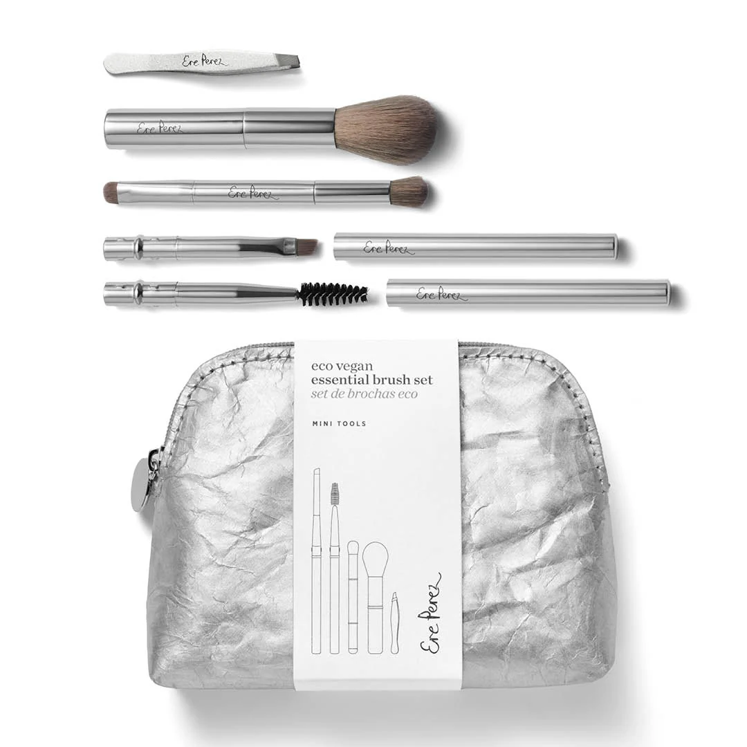 Eco Vegan Essential Brush Set - Mini Tools 11 Eco Vegan Essential Brush Set - Mini Tools