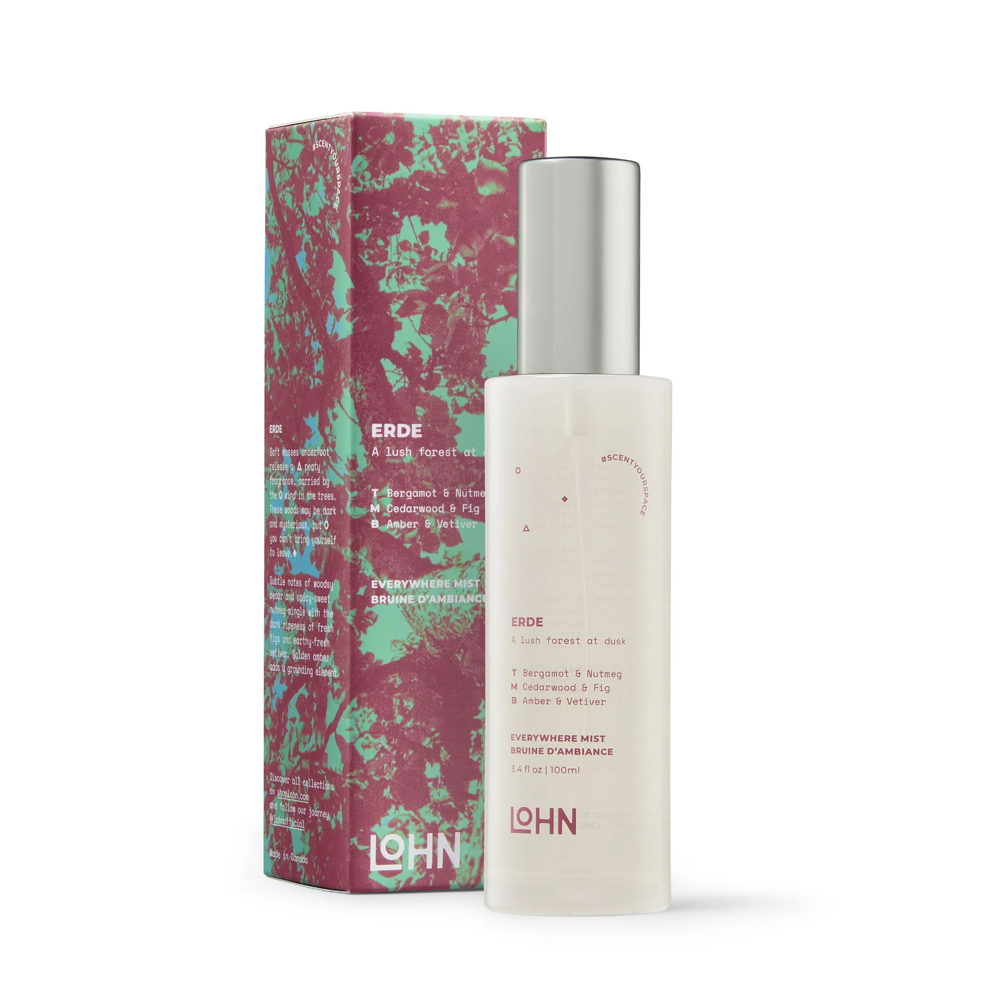 ERDE Everywhere Mist - Amber & Vetiver