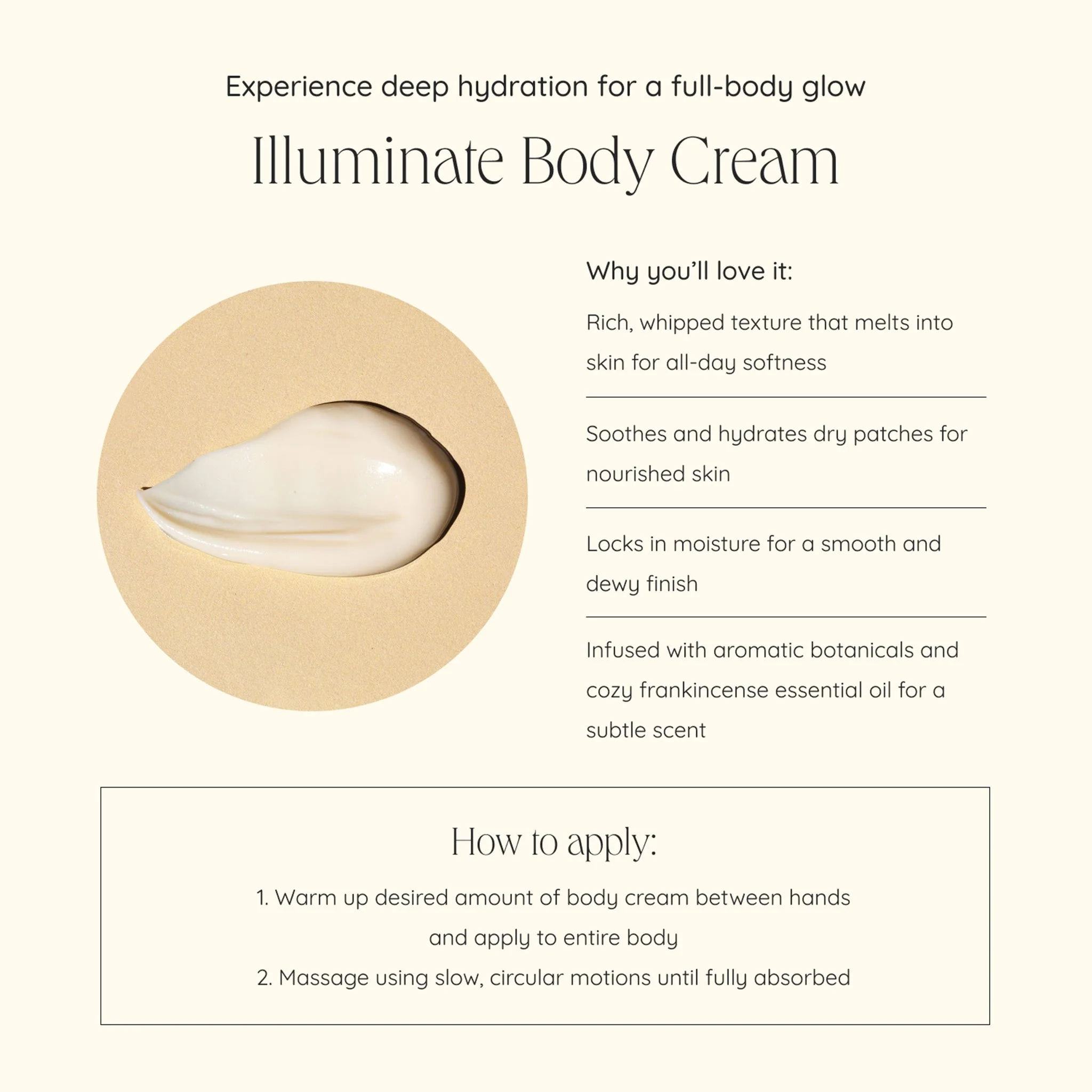 Frankincense and Geranium Illuminate Body Cream 3 Frankincense and Geranium Illuminate Body Cream