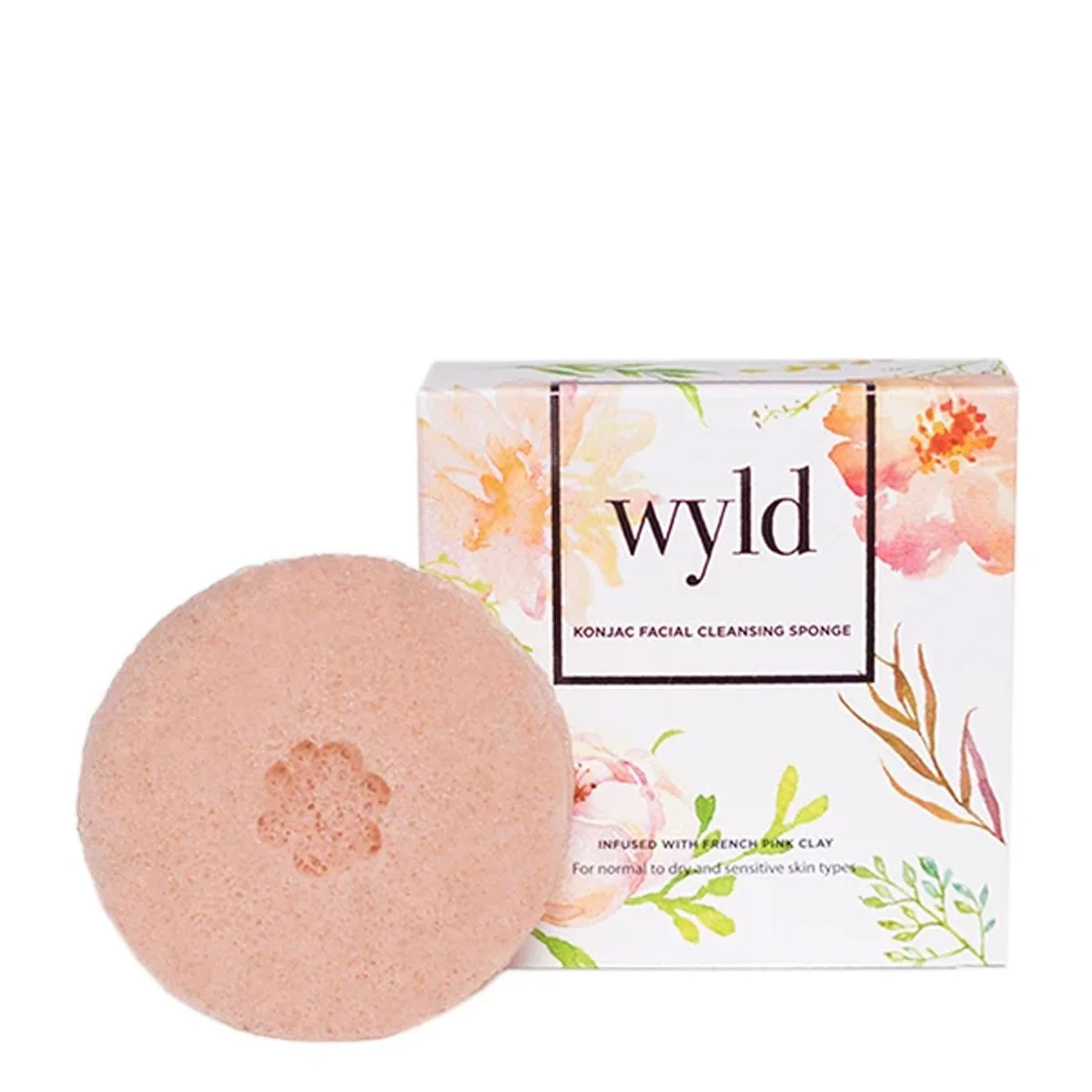 French Pink Clay Konjac Sponge