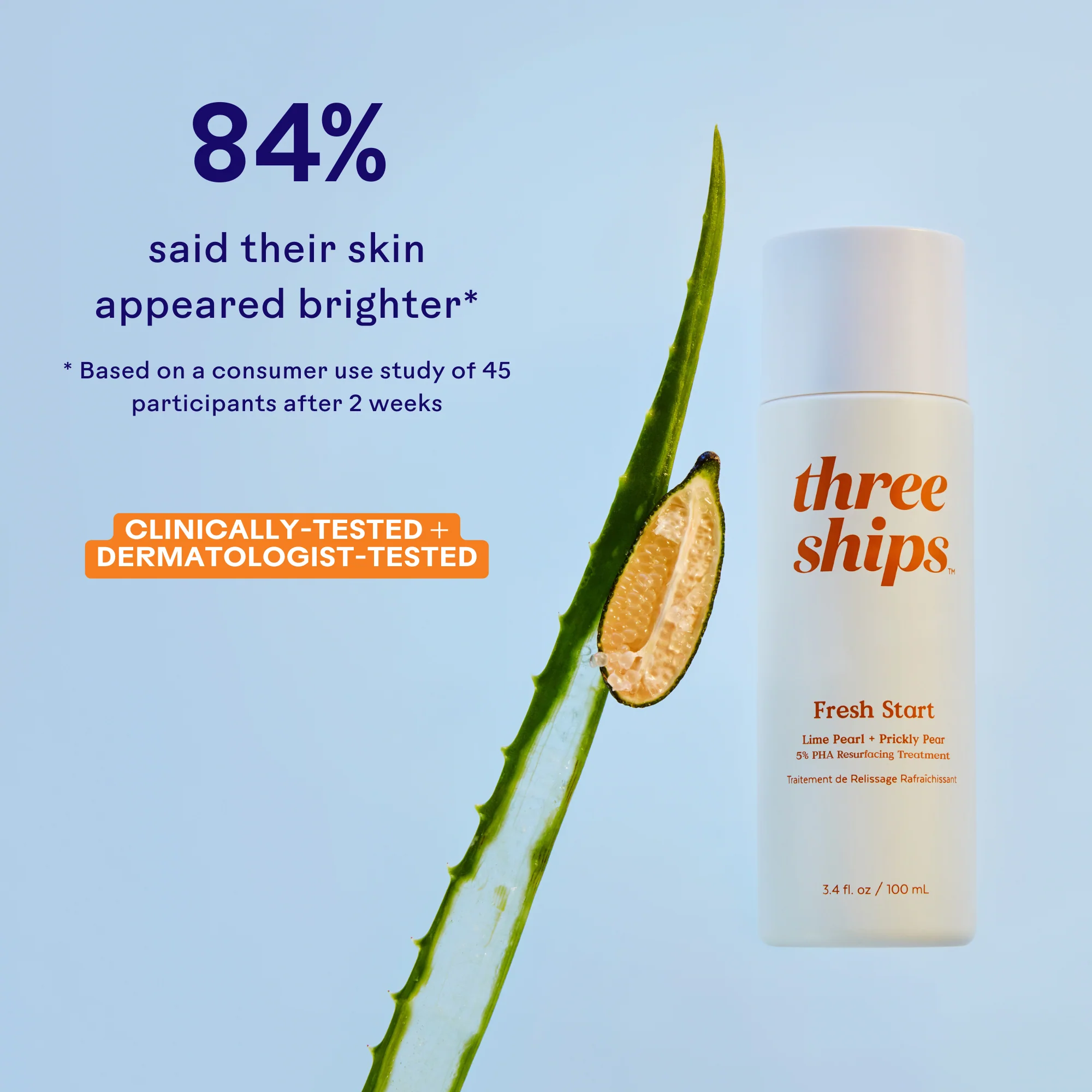 Fresh Start Lime Pearl + Prickly Pear 5% PHA Resurfacing Treatment 3 Fresh Start Lime Pearl + Prickly Pear 5% PHA Resurfacing Treatment