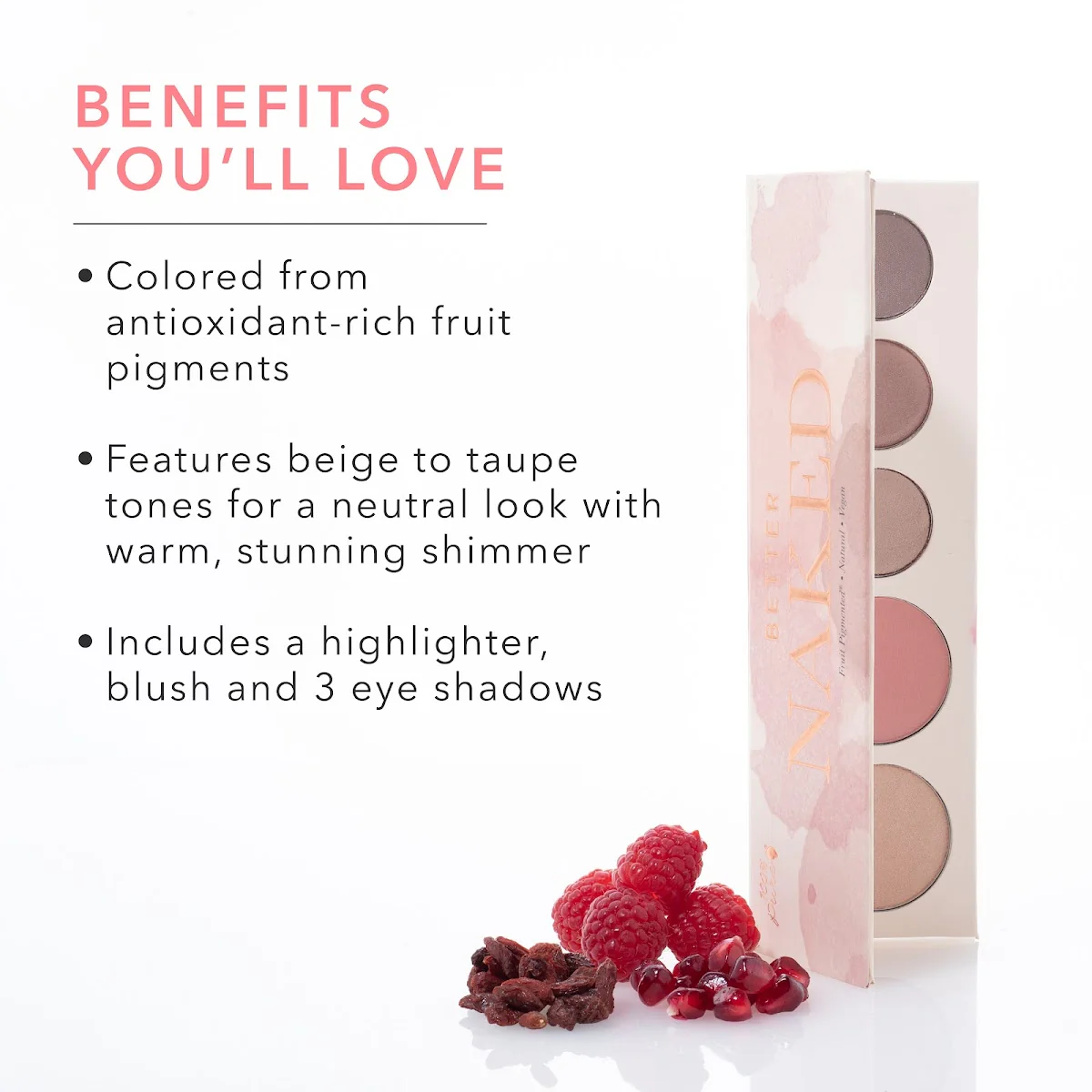 Fruit Pigmented Better Naked Palette 6 Fruit Pigmented Better Naked Palette