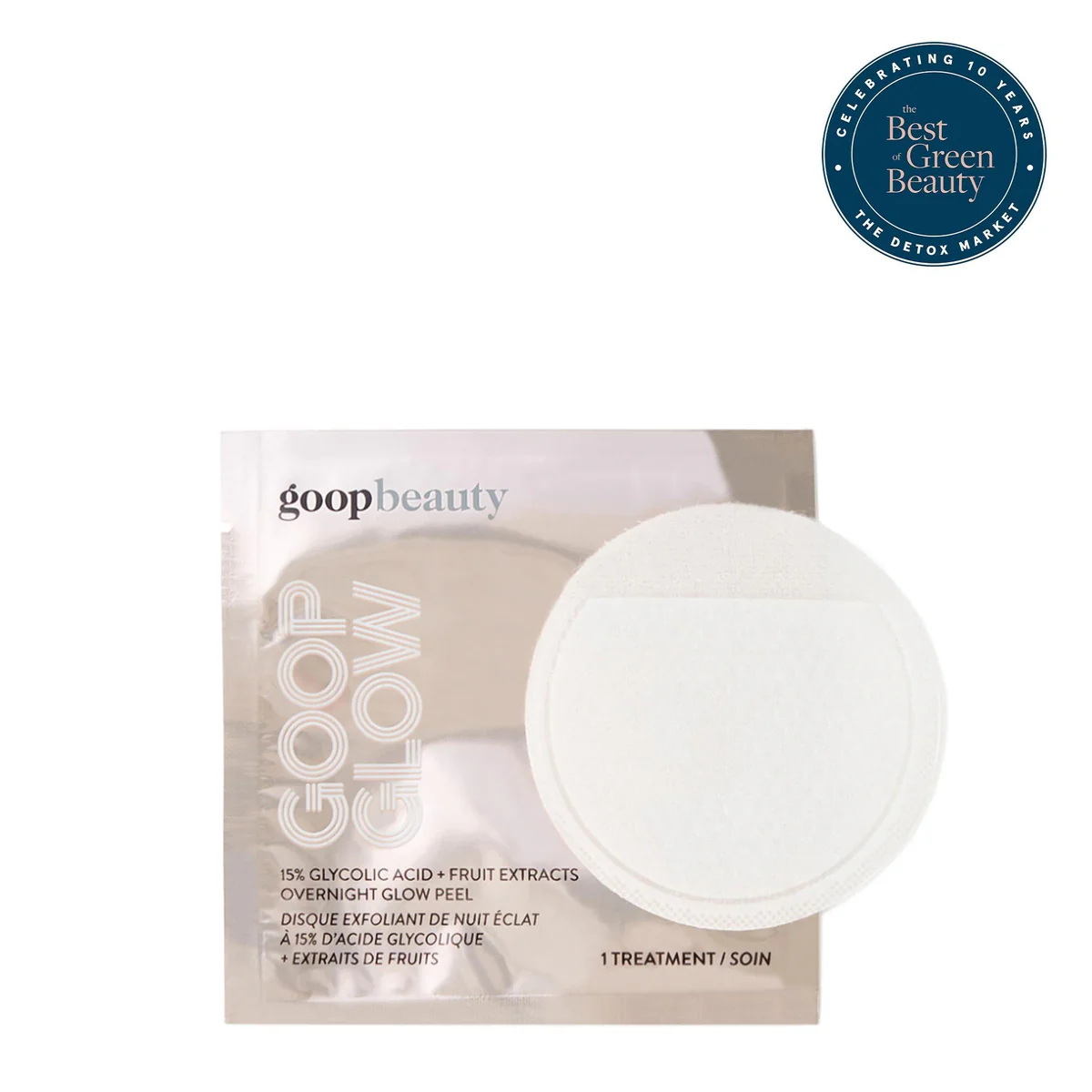 GOOPGLOW 15% Glycolic Acid Overnight Glow Peel
