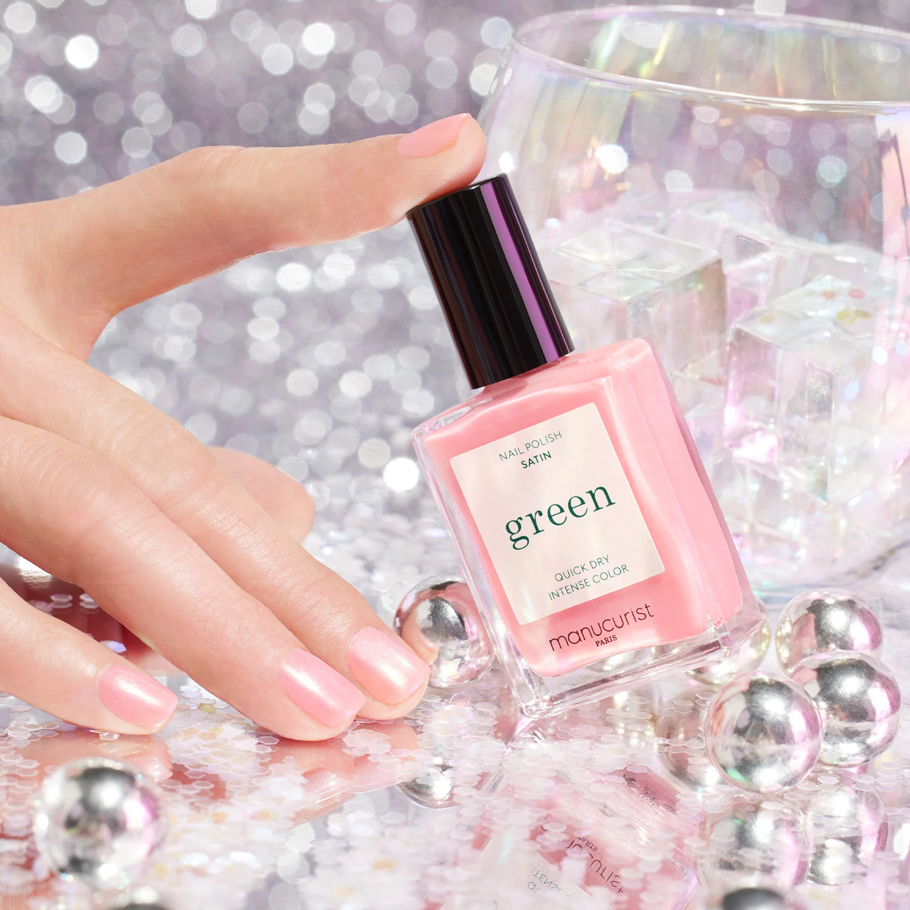 Green Nail Polish - Satin 6 Green Nail Polish - Satin
