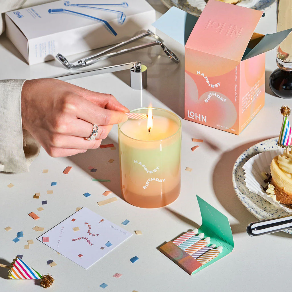 HAPPIEST BIRTHDAY Candle 3 HAPPIEST BIRTHDAY Candle