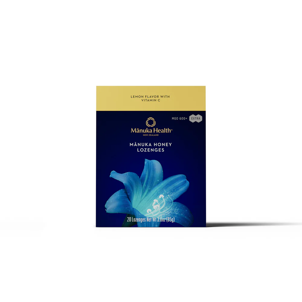 Mānuka Honey Lozenges, Lemon With Vitamin C