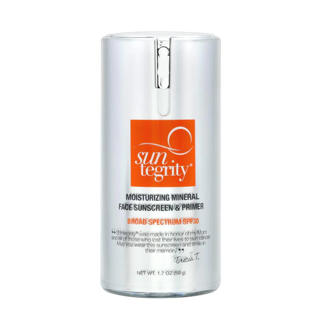 Moisturizing Mineral Face Sunscreen & Primer - Broad Spectrum SPF 30