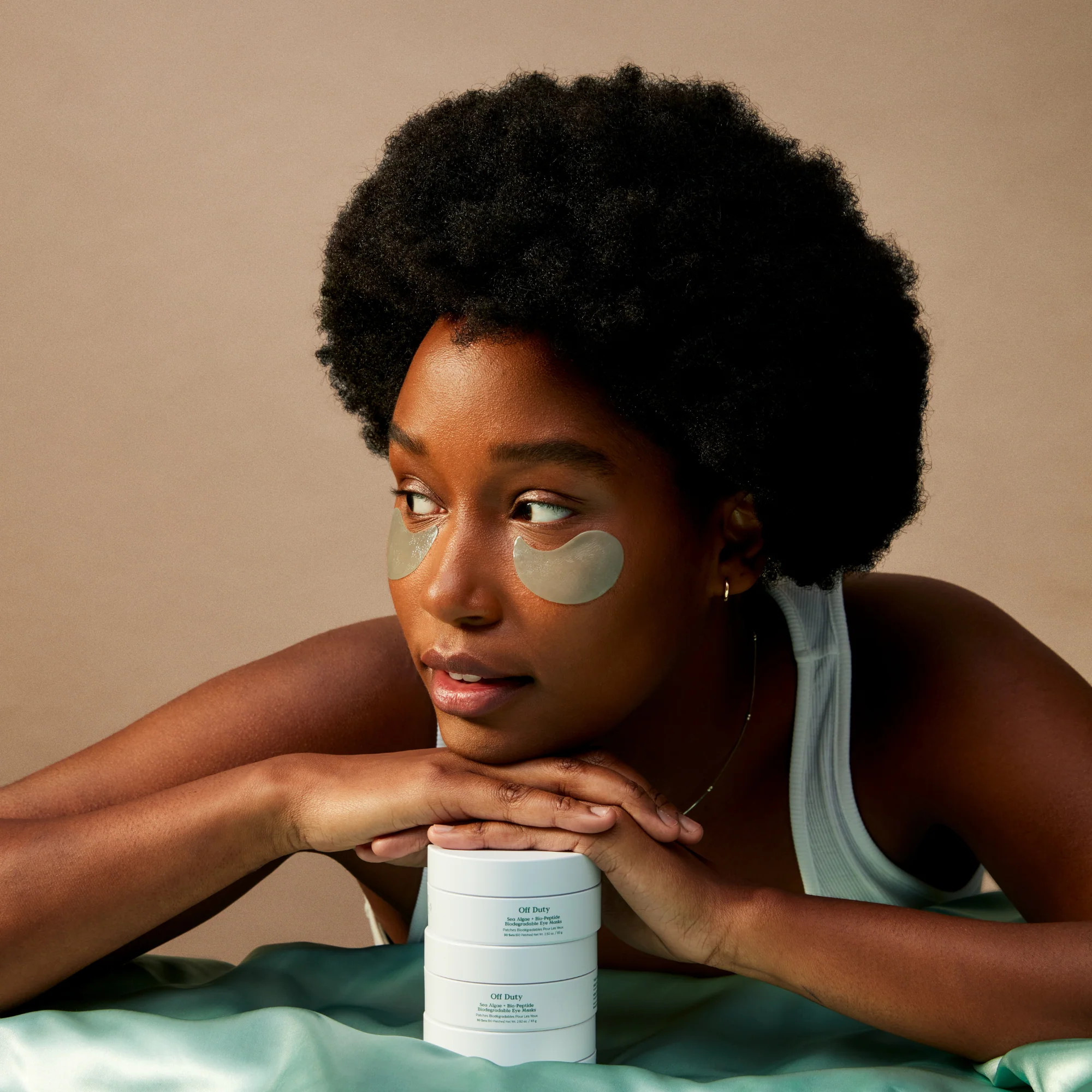 OffDuty™ Sea Algae + Bio-Peptide Smoothing Biodegradable Eye Mask - Single 4 OffDuty™ Sea Algae + Bio-Peptide Smoothing Biodegradable Eye Mask - Single