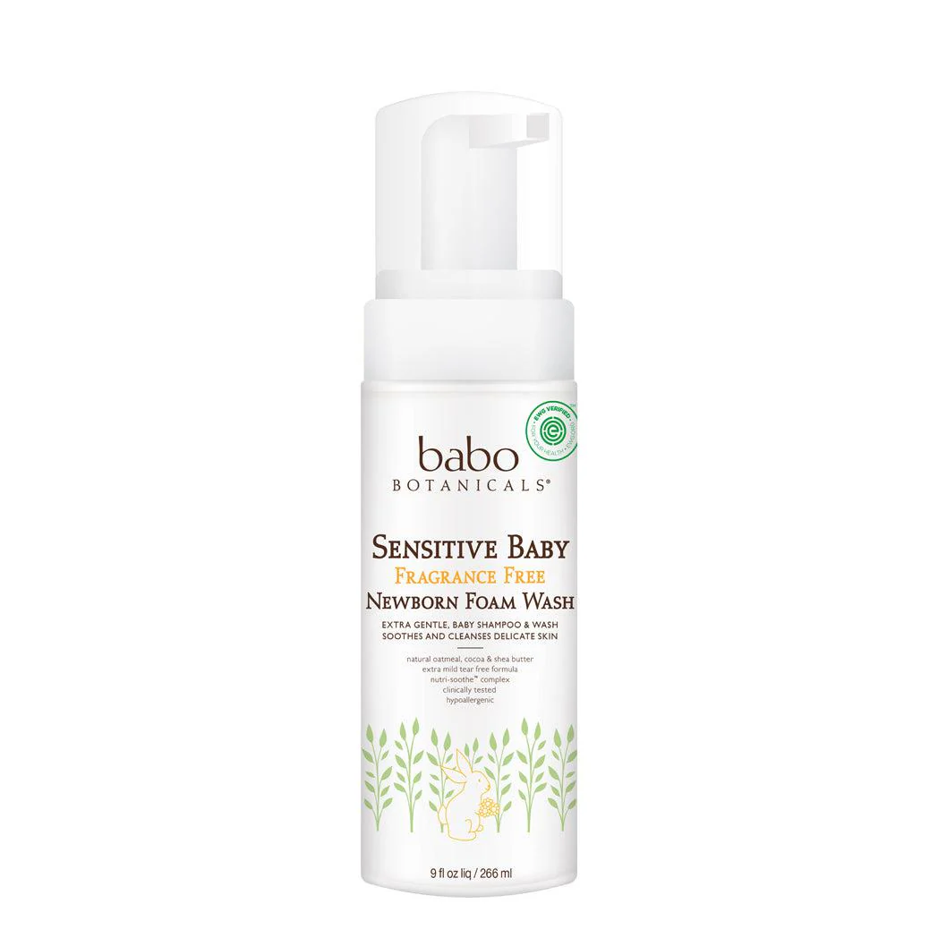 Sensitive Baby Fragrance Free Newborn Foam Wash