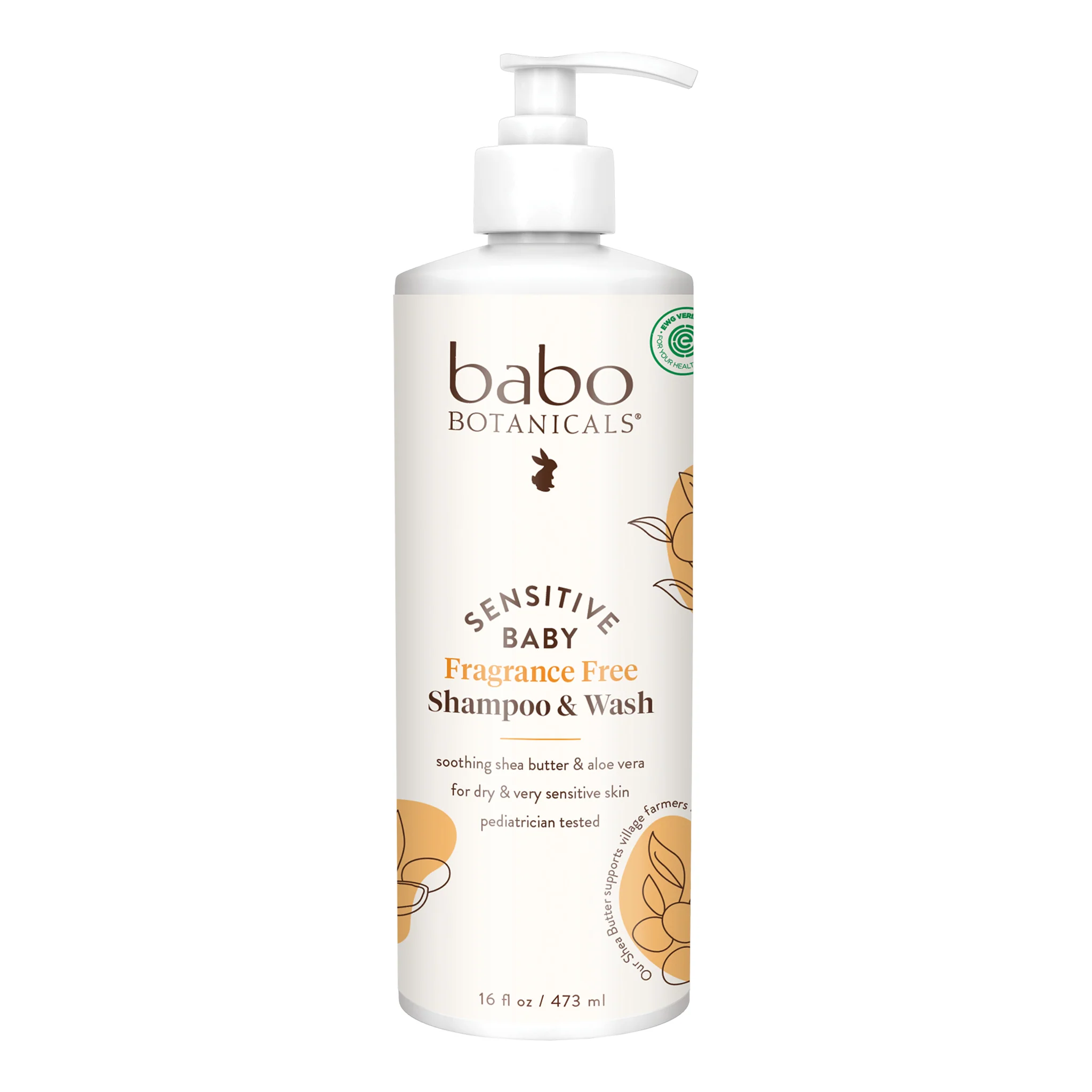 Sensitive Baby Fragrance Free Shampoo & Wash