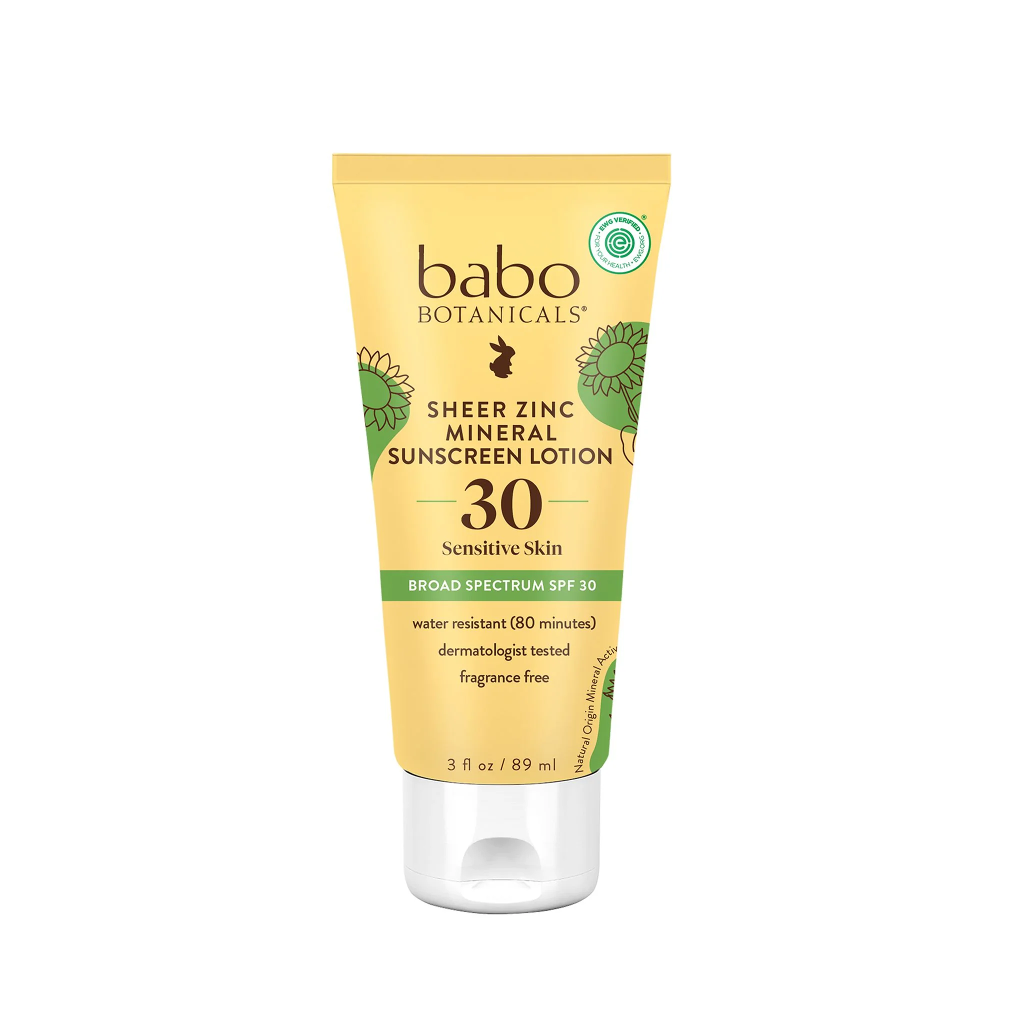 SPF 30 Clear Zinc, Fragrance Free Sunscreen Lotion