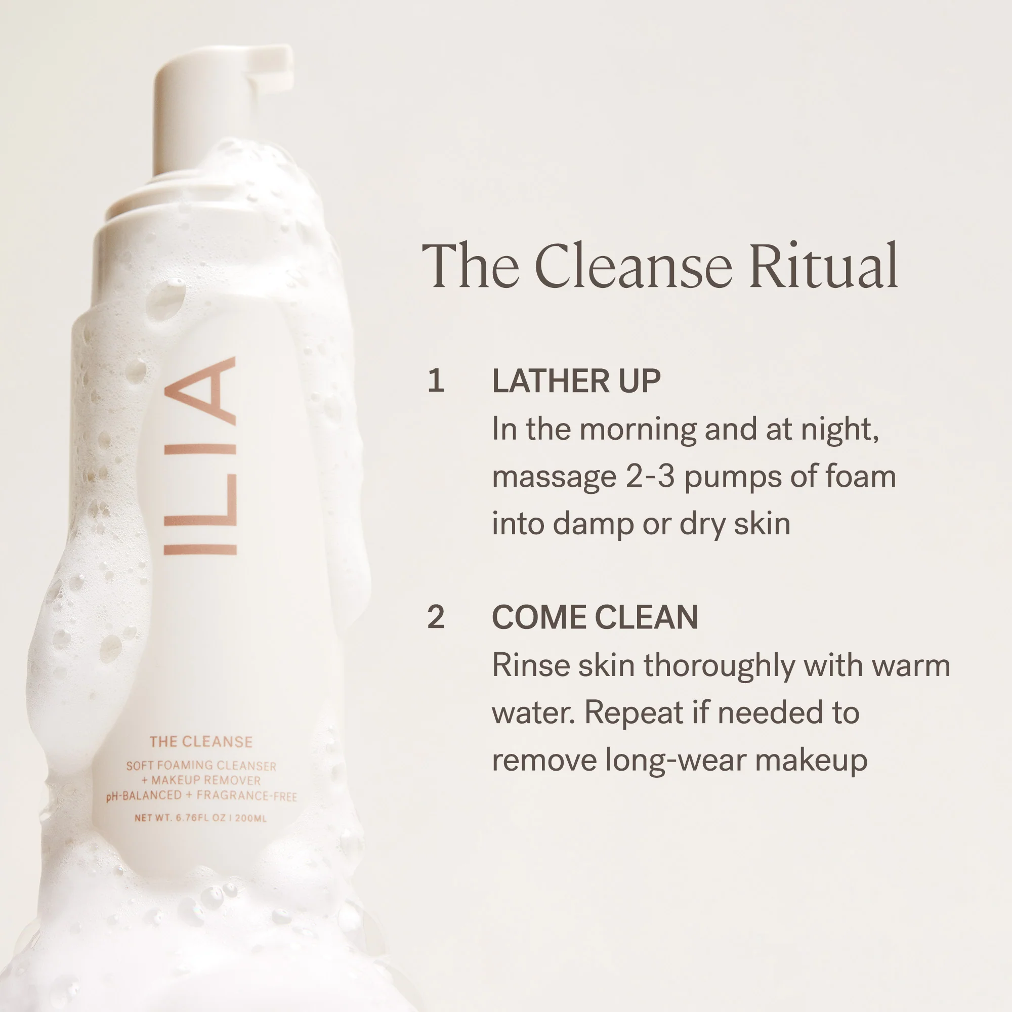 The Cleanse Soft Foaming Cleanser + Makeup Remover 7 The Cleanse Soft Foaming Cleanser + Makeup Remover