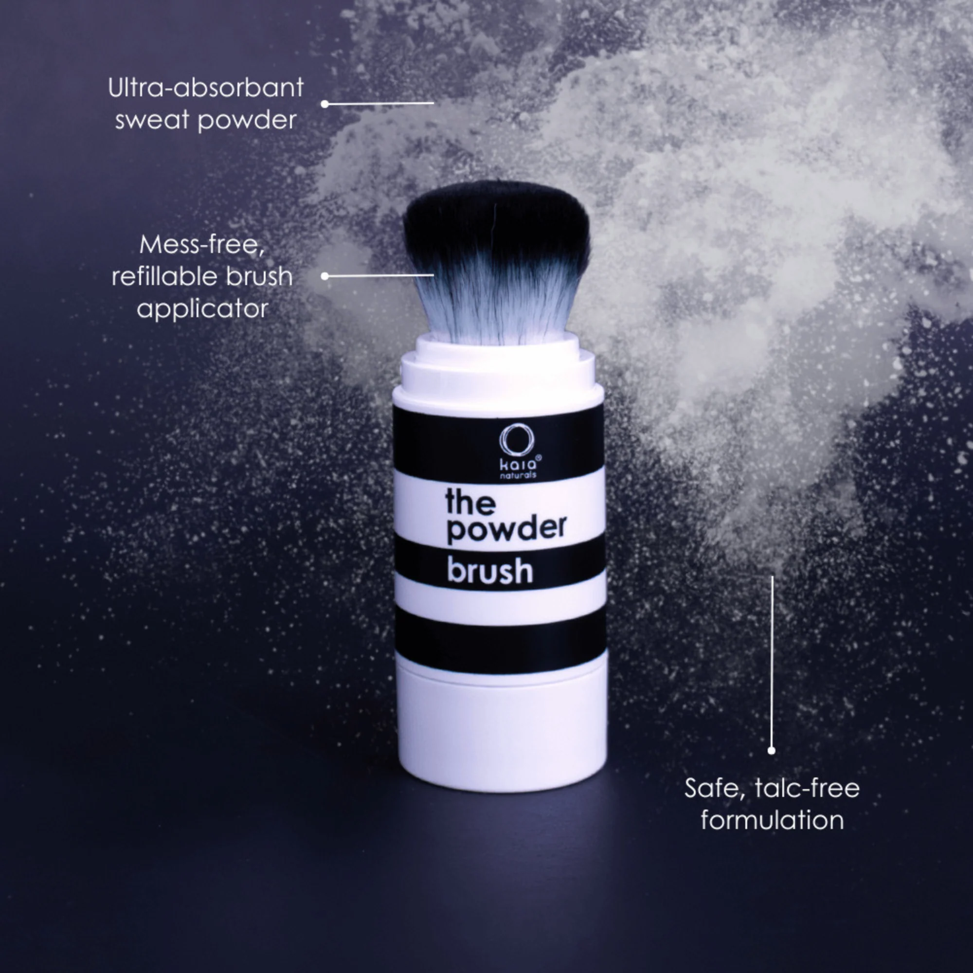 The Takesumi Detox The Sweat Powder Brush + Refill Set - Crisp Linen 2 The Takesumi Detox The Sweat Powder Brush + Refill Set - Crisp Linen