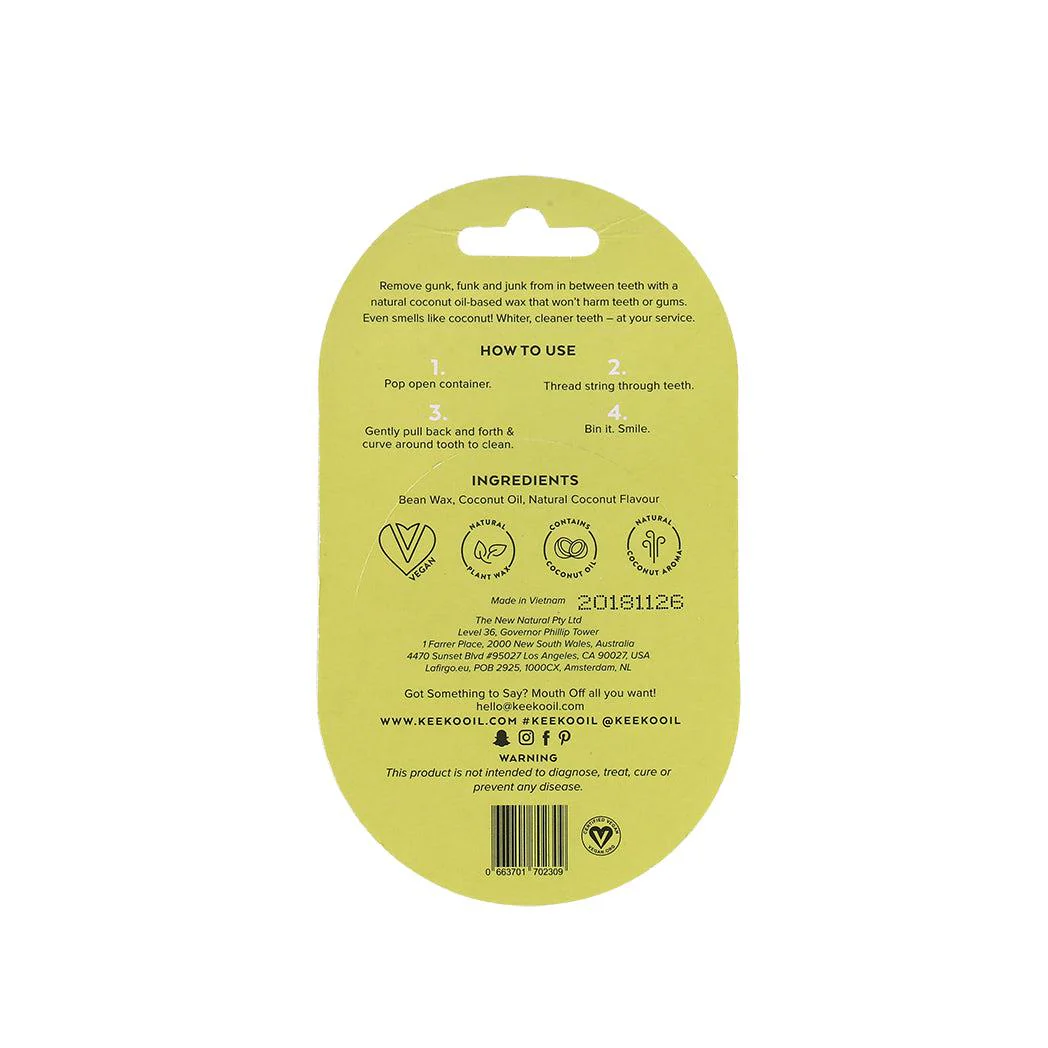 Vegan Coconut Tooth Floss 2 Vegan Coconut Tooth Floss