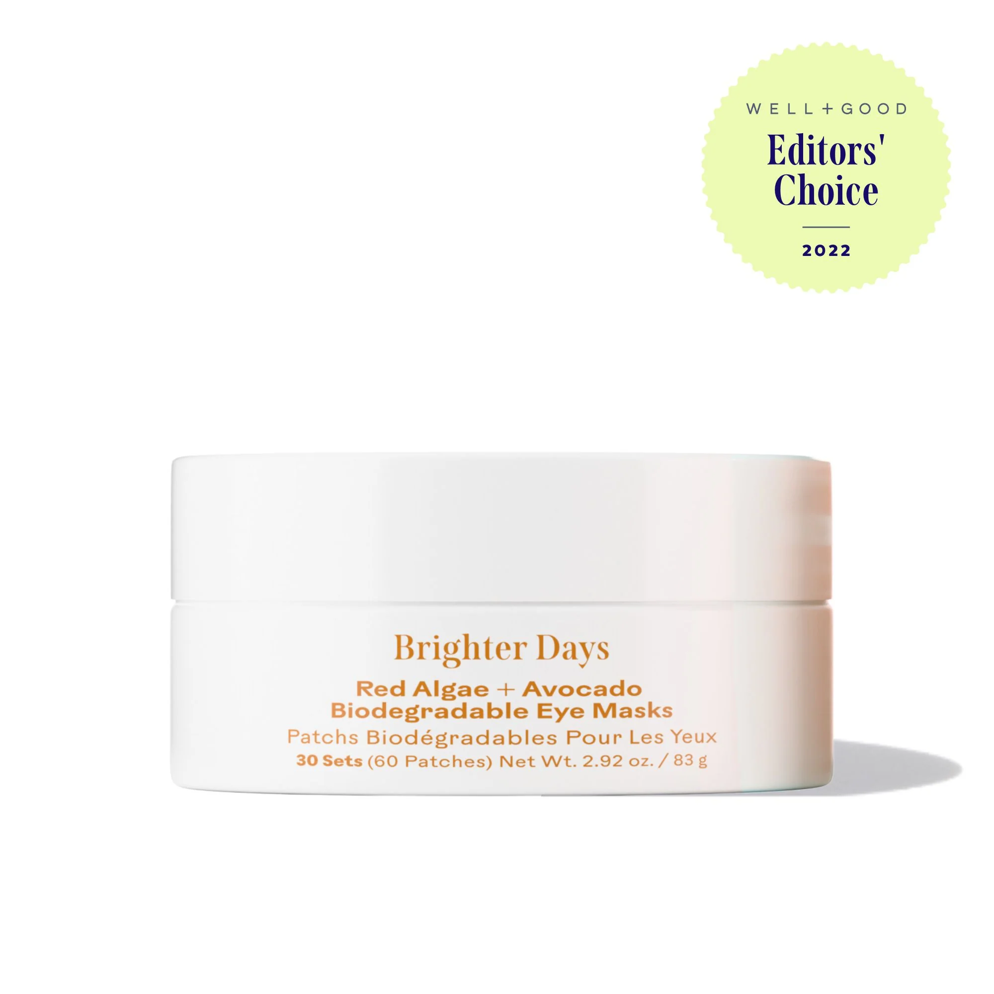 Brighter Days Red Algae + Avocado Biodegradable Eye Mask