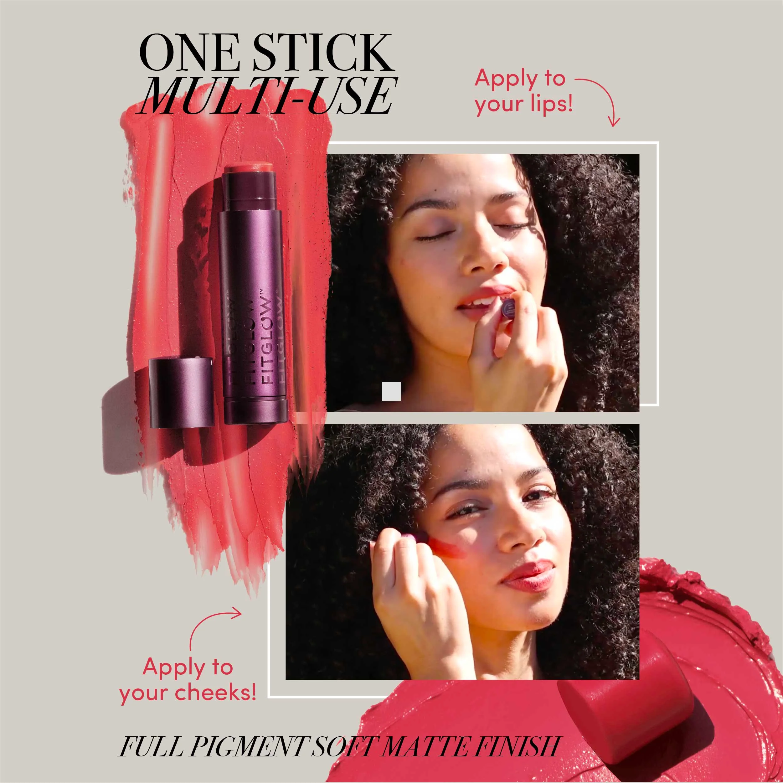 Cloud Collagen Lipstick + Cheek Matte Balm 29 Cloud Collagen Lipstick + Cheek Matte Balm