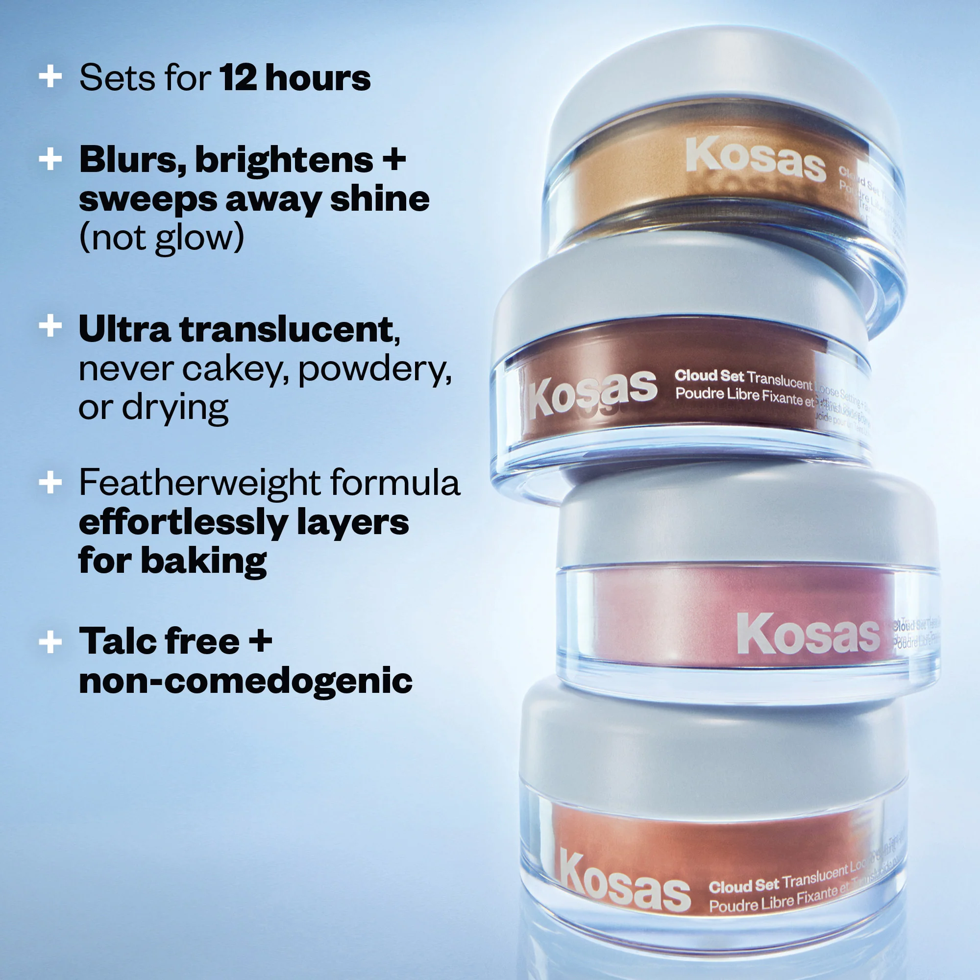 Cloud Set - Translucent Loose Setting + Blurring Powder 17 Cloud Set - Translucent Loose Setting + Blurring Powder
